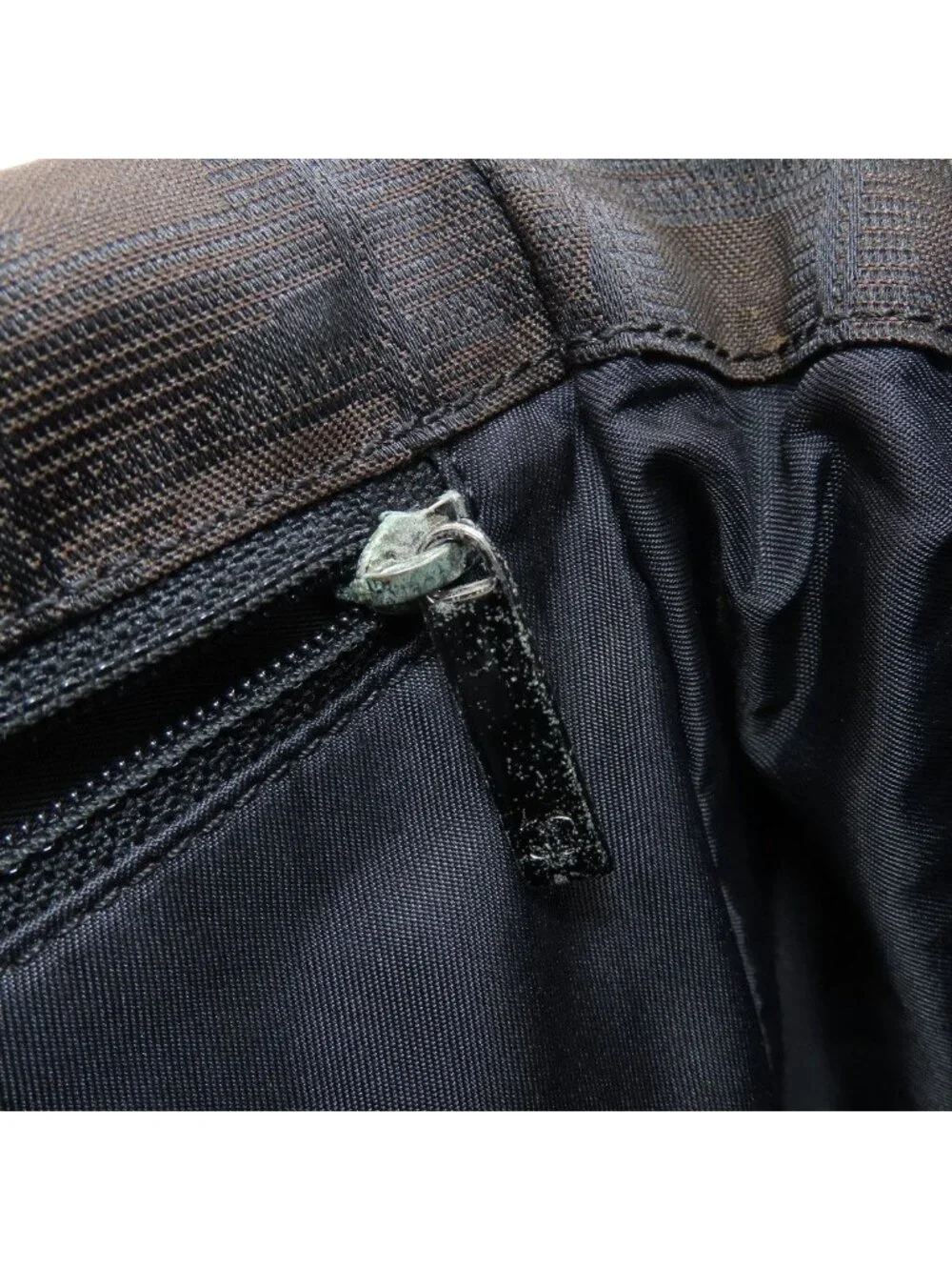 Chanel New Travel Line Shoulder Bag Nylon Jacquard